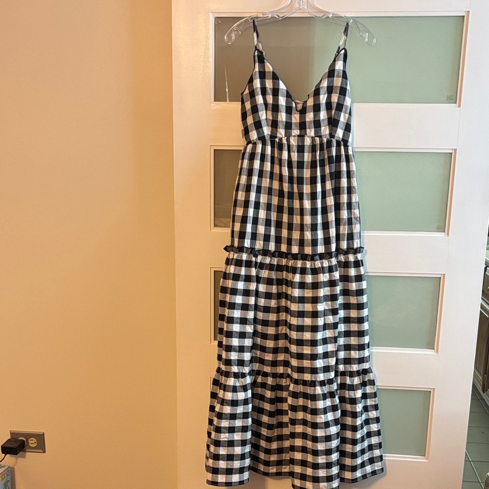 Black and White Checkered Dress